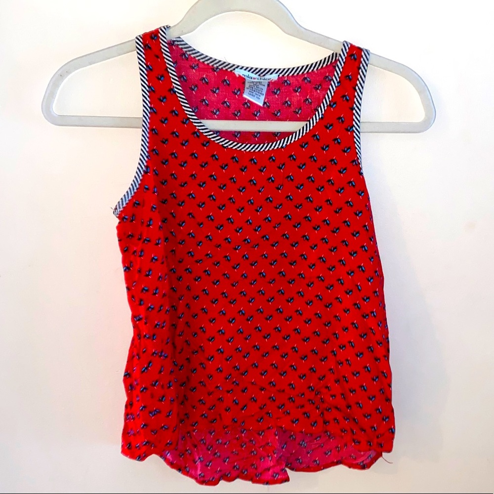 NWT Mia Chica Red Girls Top